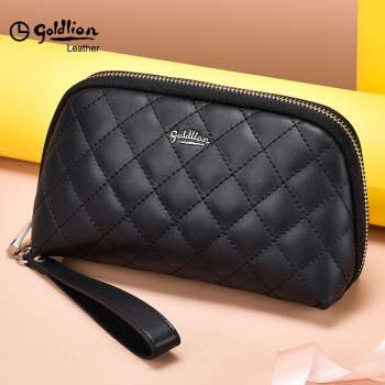 金利来女包2021秋冬新时尚百搭多功能潮牌手拿包零钱包妈妈款手包 